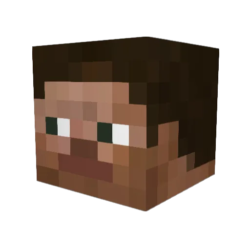 IchWillBan Minecraft avatar head, 3D render
