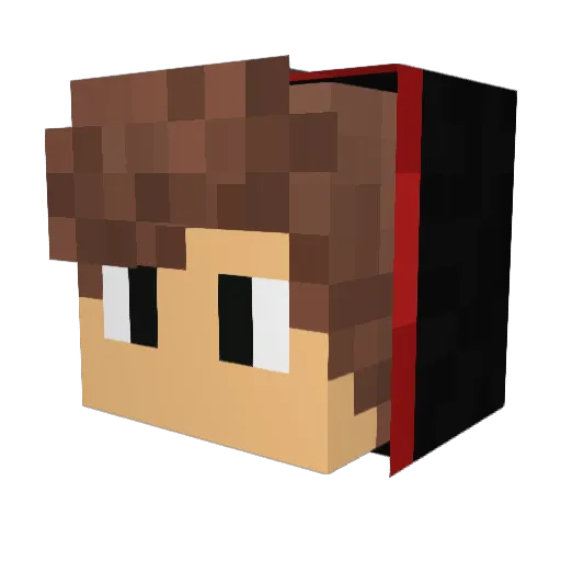 Ich_Bin_eZ Minecraft avatar head, 3D render