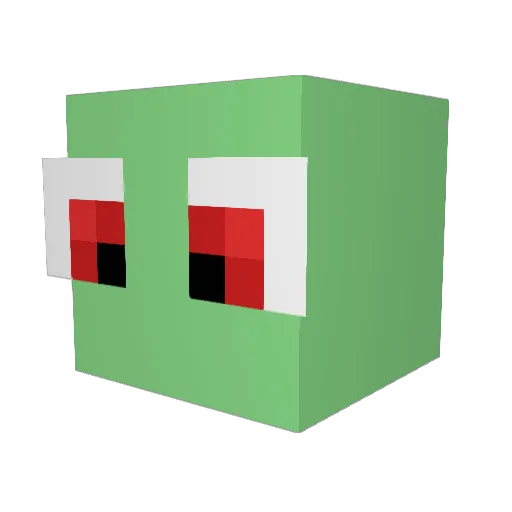 Ich_Se18 Minecraft avatar head, 3D render