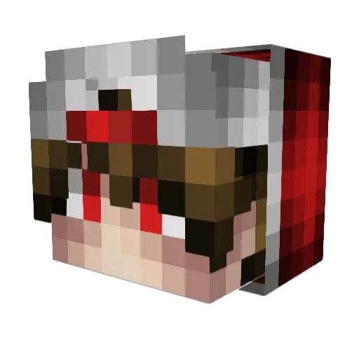 Ich_bin_Heiko Minecraft avatar head, 3D render