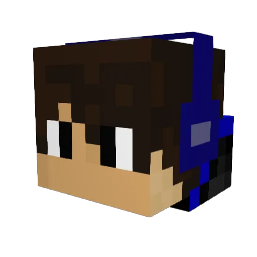 Ich_war_es Minecraft avatar head, 3D render