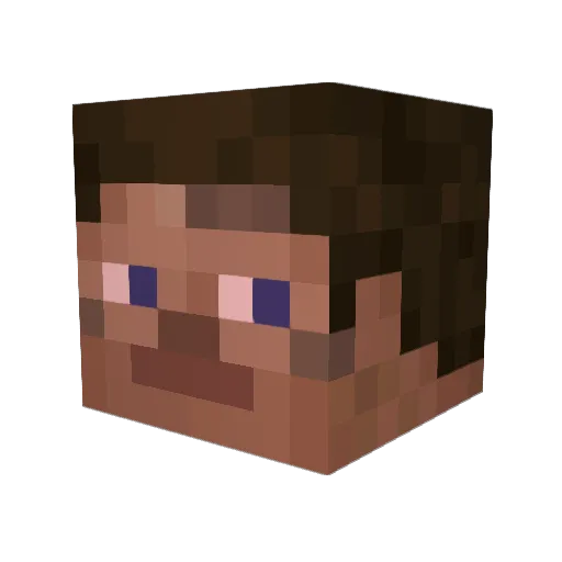 IchbinDavee Minecraft avatar head, 3D render