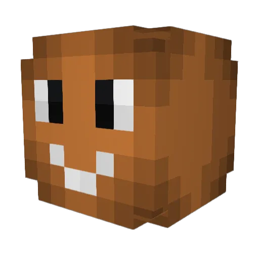 IchhabeinHandy Minecraft avatar head, 3D render