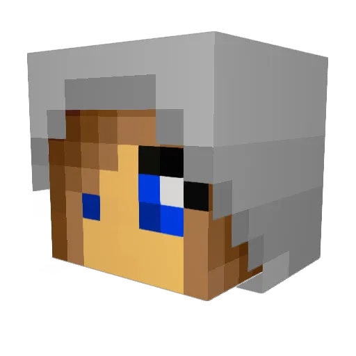 Ichigo2703 Minecraft avatar head, 3D render