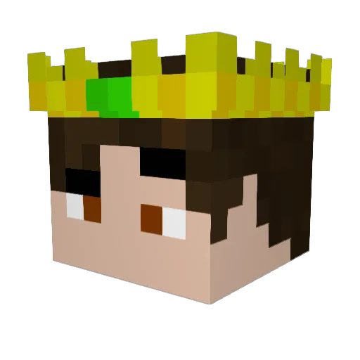 IchigoSoul Minecraft avatar head, 3D render