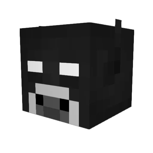 Ichorean Minecraft avatar head, 3D render