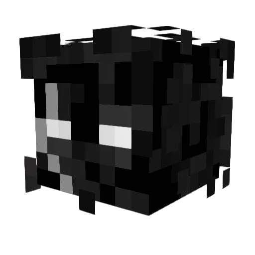 Ichorovus Minecraft avatar head, 3D render