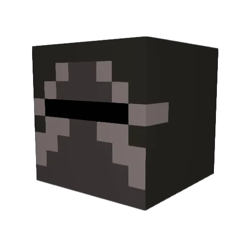 IchyB Minecraft avatar head, 3D render