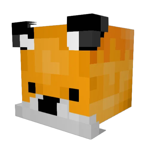 IcicleCrash475 Minecraft avatar head, 3D render