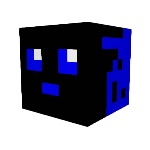 Icklepants Minecraft avatar head, 3D render