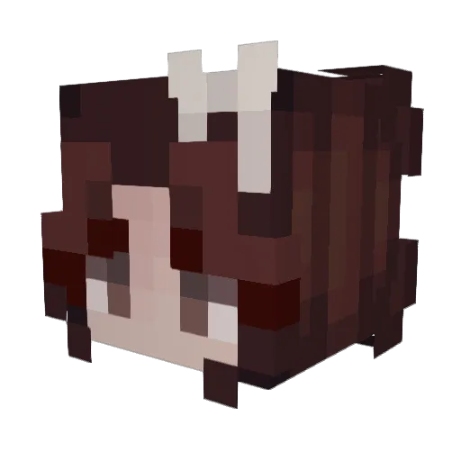 Ickymicki Minecraft avatar head, 3D render