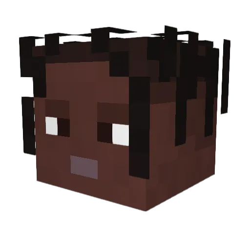 IconVaniLLaPvp Minecraft avatar head, 3D render
