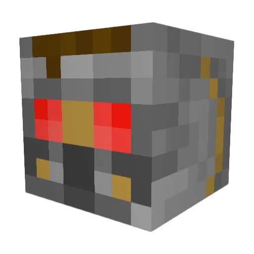 Iconic167 Minecraft avatar head, 3D render