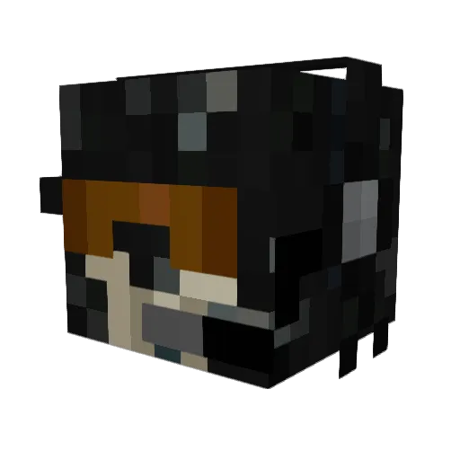 IconicGhostz Minecraft avatar head, 3D render