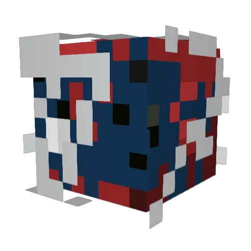 Iconic_son42 Minecraft avatar head, 3D render