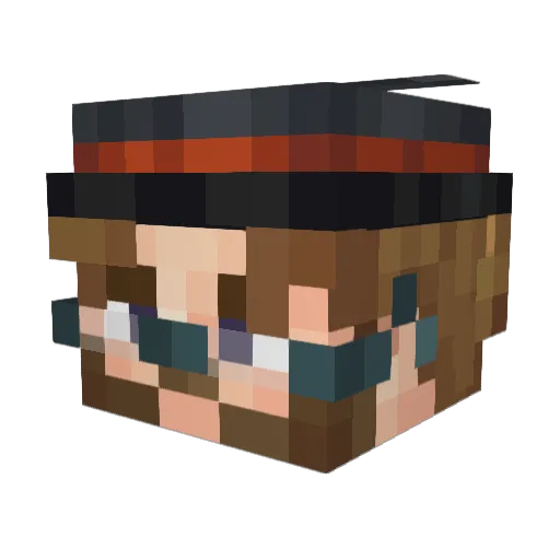 Iconyra_shell Minecraft avatar head, 3D render
