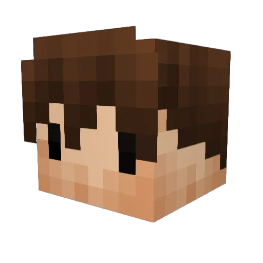 IcqnTriqx Minecraft avatar head, 3D render