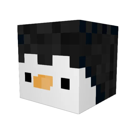 Icrin160 Minecraft avatar head, 3D render