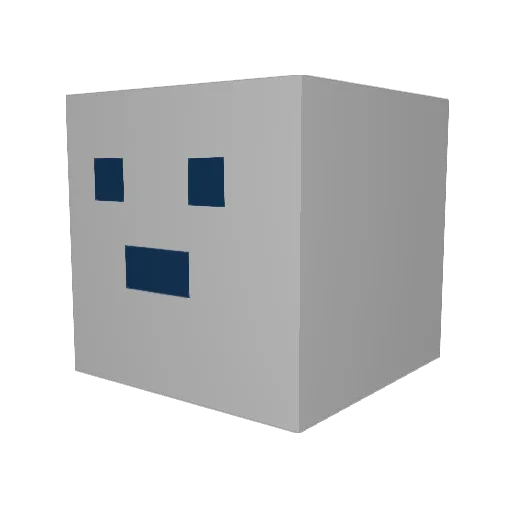 Icuk018 Minecraft avatar head, 3D render