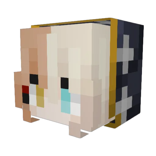 IcyArsyy Minecraft avatar head, 3D render