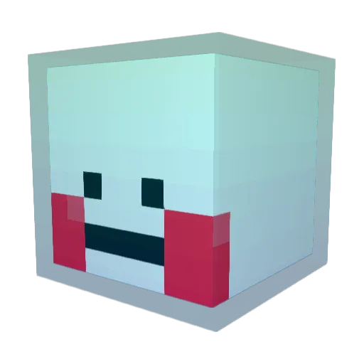 IcyBiky Minecraft avatar head, 3D render