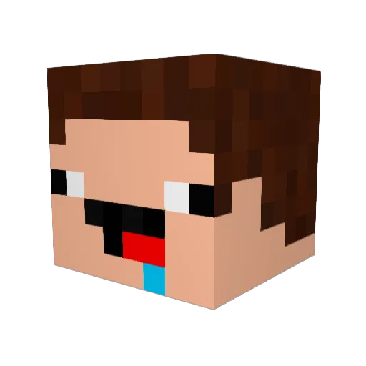 IcyBuritto88 Minecraft avatar head, 3D render