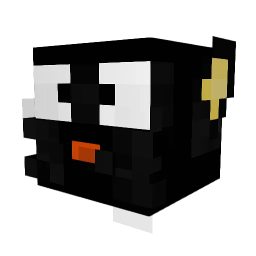 IcyEggy Minecraft avatar head, 3D render