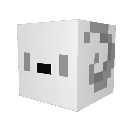 IcyGoat9 Minecraft avatar head, 3D render
