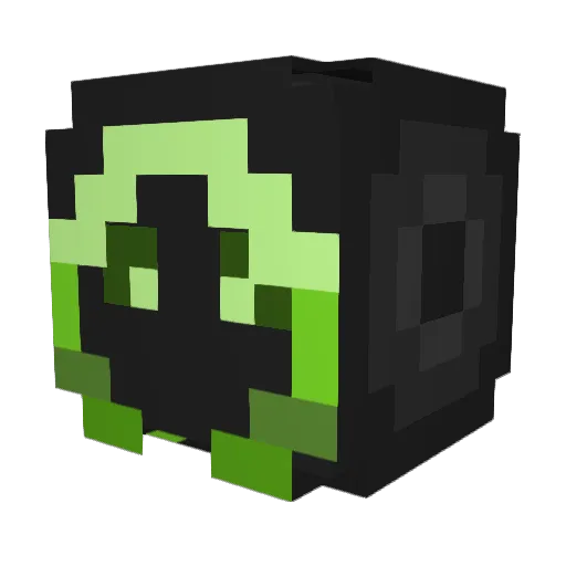 IcyGod Minecraft avatar head, 3D render