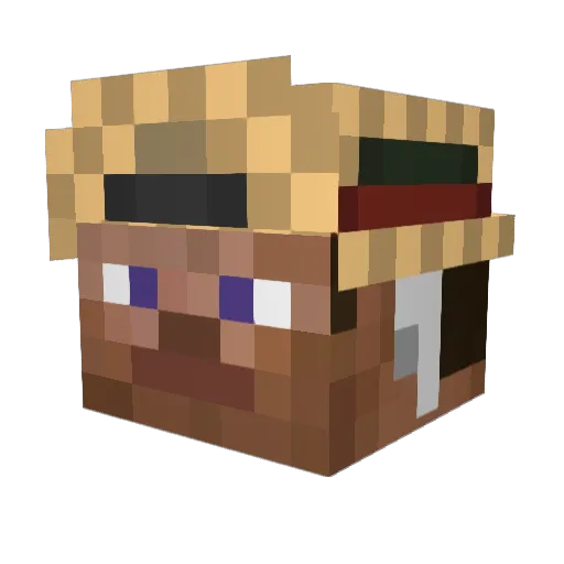 IcyGuy Minecraft avatar head, 3D render