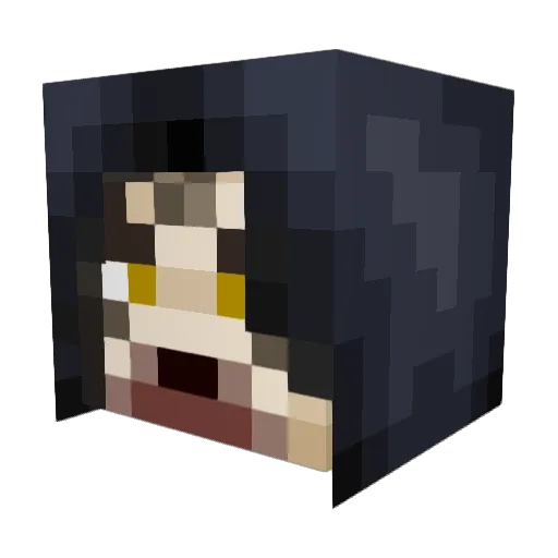 IcyIceCubes088 Minecraft avatar head, 3D render