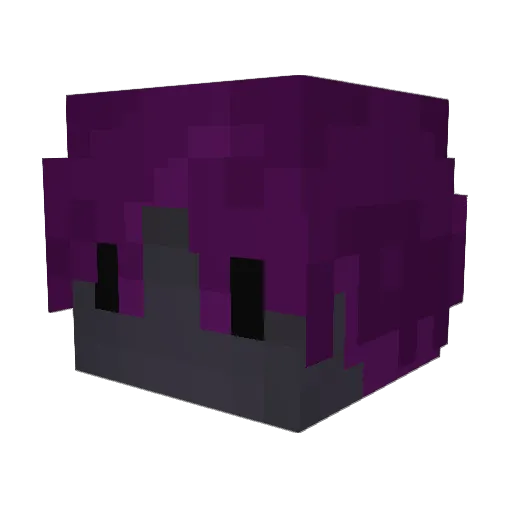IcyItsMe Minecraft avatar head, 3D render