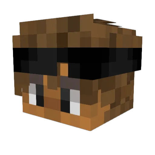 IcyJoshy Minecraft avatar head, 3D render