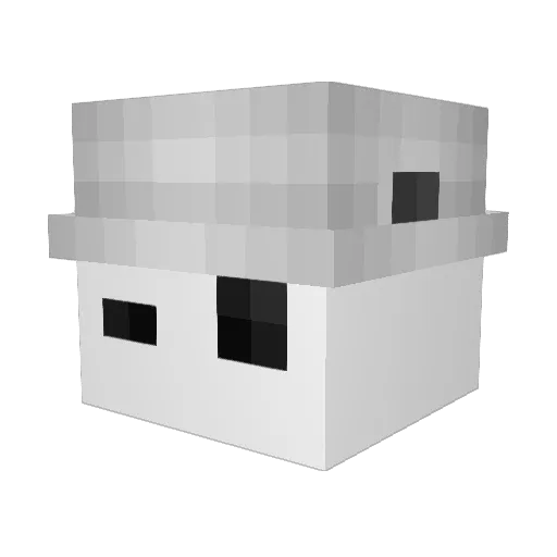 IcyLucifer_ Minecraft avatar head, 3D render