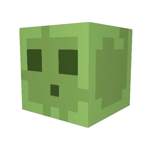 IcyMax7 Minecraft avatar head, 3D render