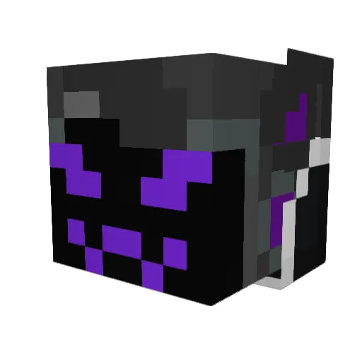 IcyMun Minecraft avatar head, 3D render