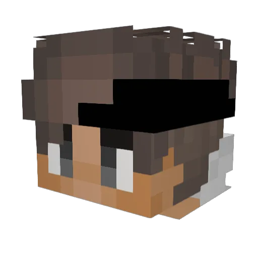 IcyMusics Minecraft avatar head, 3D render
