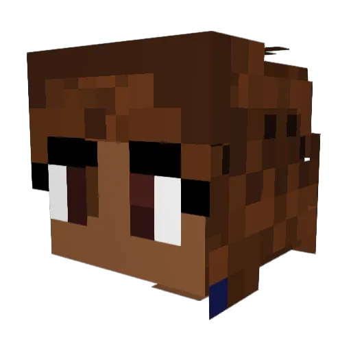 IcyPenguin457 Minecraft avatar head, 3D render
