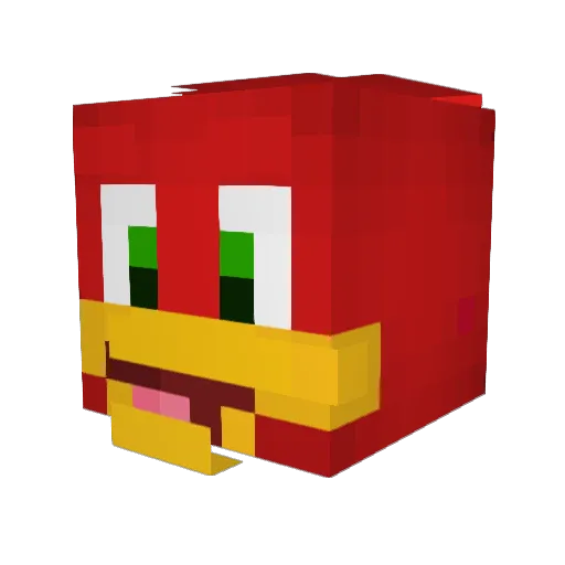 IcyRush Minecraft avatar head, 3D render