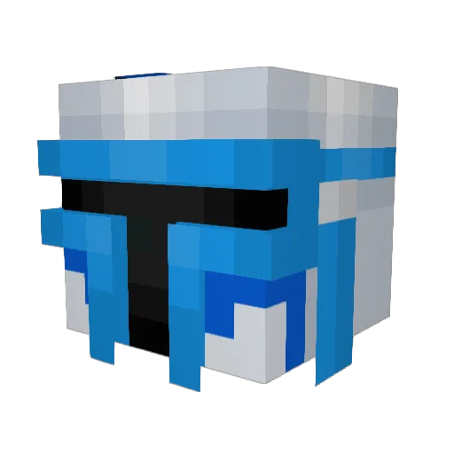 IcyThc Minecraft avatar head, 3D render