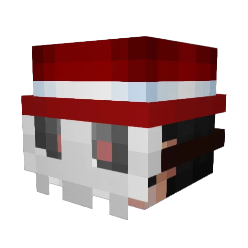 IcyTugboat Minecraft avatar head, 3D render