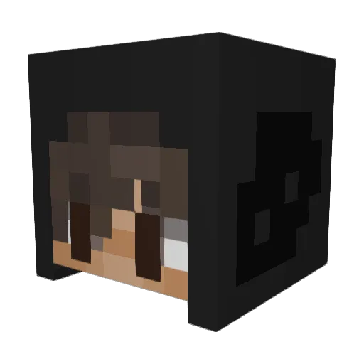 IcyUK Minecraft avatar head, 3D render
