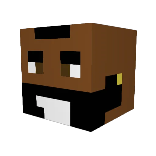 IcyWolf9870 Minecraft avatar head, 3D render