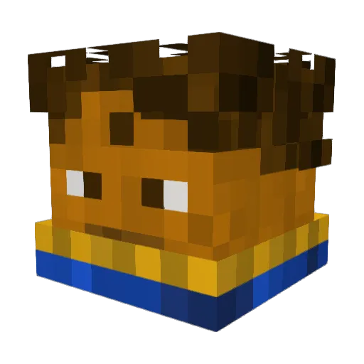 Icy_Angel27 Minecraft avatar head, 3D render