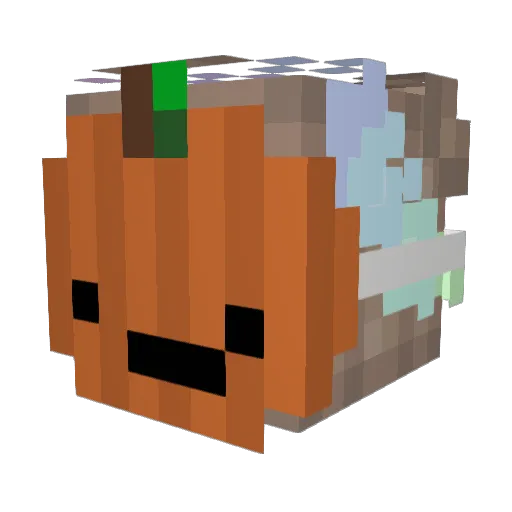 Icy_Pies Minecraft avatar head, 3D render