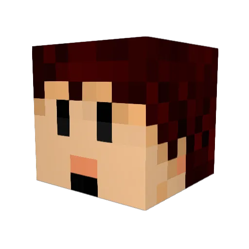 Icygripofdeath Minecraft avatar head, 3D render