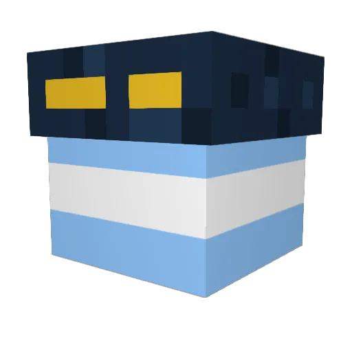 IcyyBoy Minecraft avatar head, 3D render