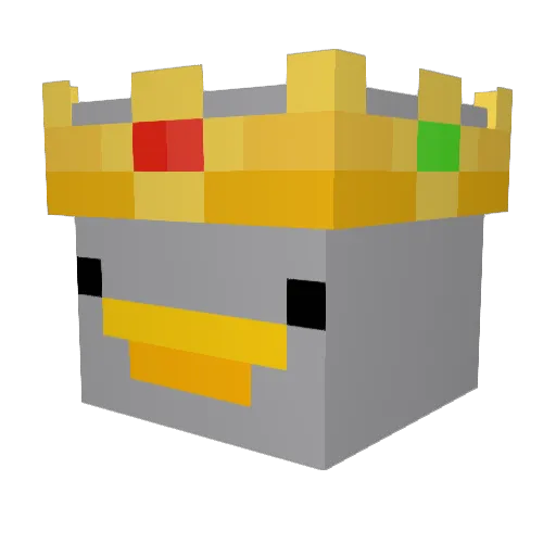 IcyyMonke Minecraft avatar head, 3D render