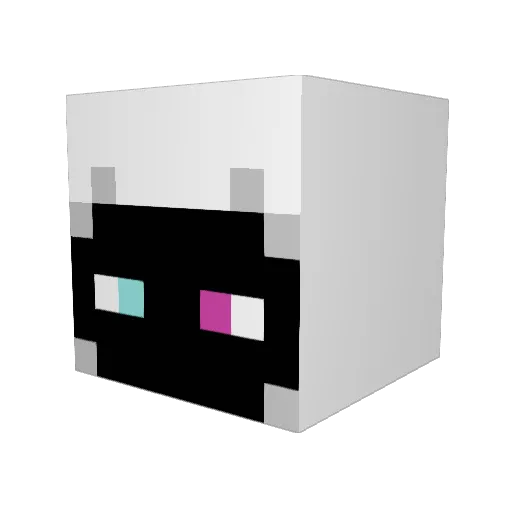 Id0to_ Minecraft avatar head, 3D render