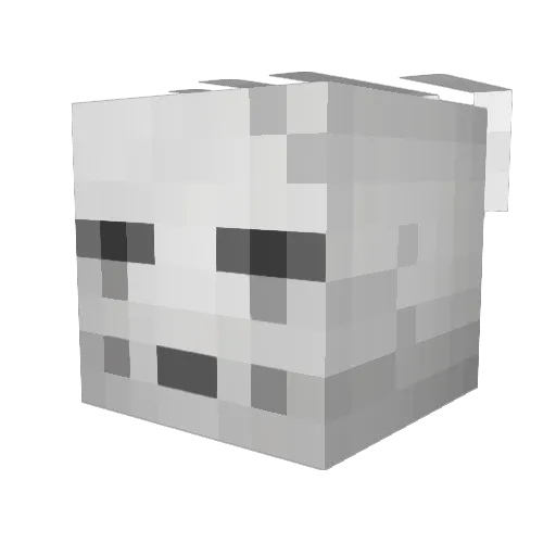IdZero99 Minecraft avatar head, 3D render